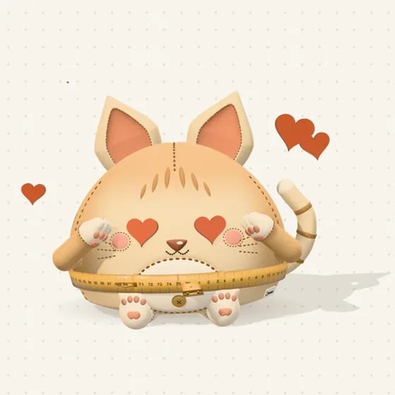 Drobi with heart eyes
